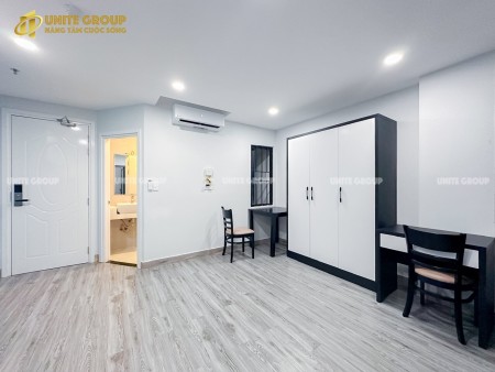 Studio bancon máy giặt riêng gần LOTTE, ĐH TDT, RMIT Q7, 35m2