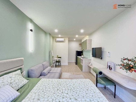 Cho thuê căn hộ full nội thất có cửa sổ tại quận 10, 35m2
