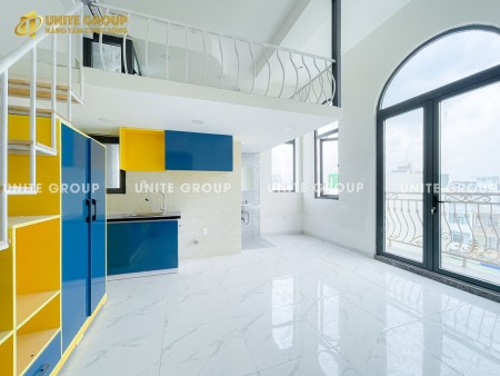 Cho Thuê Căn Hộ Q7 Full Mới Xây Hoàn Toàn Ban công Gần Lotte, Himlam Tdtu, 40m2