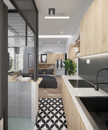 CĂN HỘ 1PN - FULL NT - BANCON ( gần Đại học UFM, chợ Tân Mỹ ), 35m2