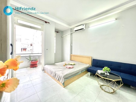 CĂN STUDIO BAN CÔNG FULL NỘI THẤT- GẦN CHỢ TÂN HƯƠNG- Tân Phú, 25m2