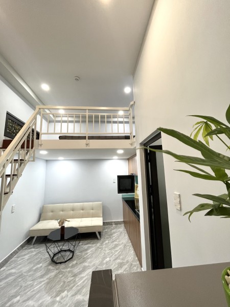 Căn hộ cho thuê giá rẻ q7- có gác cao tiện nghi - Gần lotte , himlam, tdtu, cầu chợ - phú mỹ hưng, 35m2