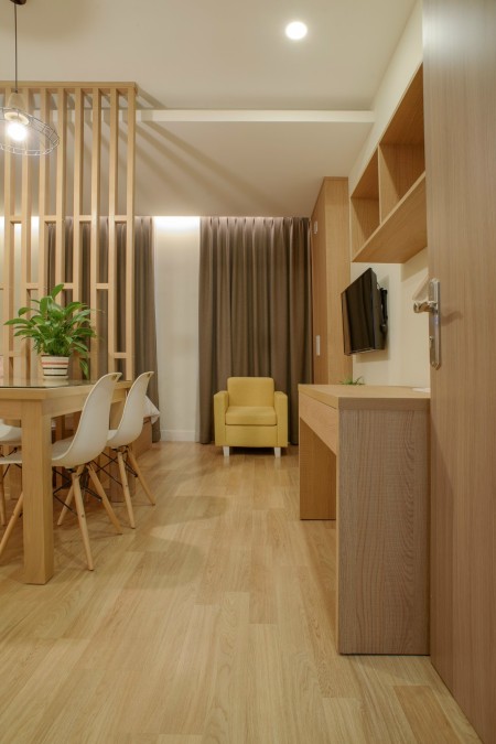 Cho thuê căn hộ nội thất siêu sang nằm ngay trung tâm thành phố quận 3, 35m2