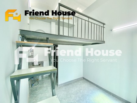 Cho thuê phòng gác, cửa sổ thoáng - Gần CV Phần Mềm Quang Trung., 25m2