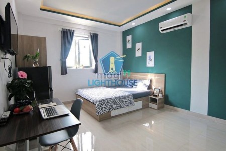 CHO THUÊ CĂN HỘ FULL NỘI THẤT 1 PHÒNG NGỦ RIÊNG Ở CV HOÀNG VĂN THỤ TÂN BÌNH, 30m2