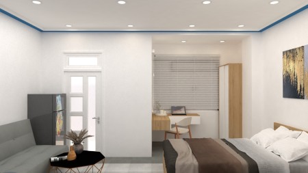 Thuê Căn Hộ Quận 8 Bancon Full Nội Thất, cạnh Q1,5,4., 30m2