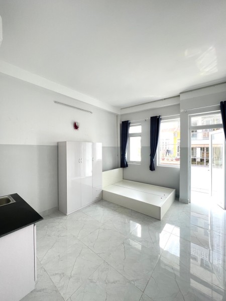 KHAI TRƯƠNG CĂN STUDIO BAN CÔNG GẦN CÔNG VIÊN PHẦN MỀM QUANG TRUNG, 26m2