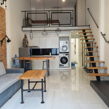 Cho thuê căn hộ dịch vụ đường ký Con quận 1 siêu phẩm Duplex, 30m2