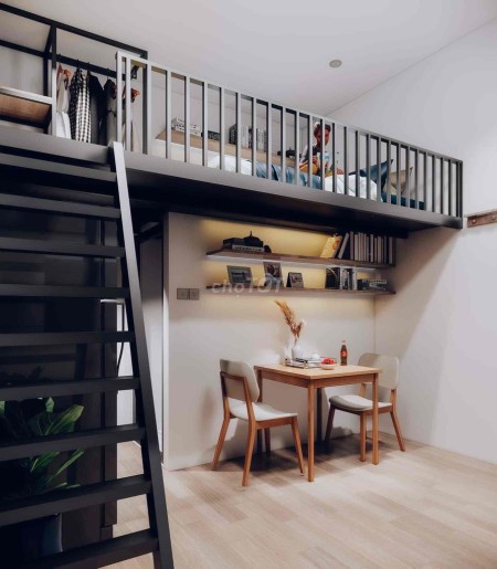 Căn hộ có gác+ máy lạnh giá rẻ ở ETWON Cộng Hòa Tân Bình, 25m2
