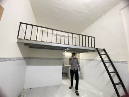 Phòng trọ có gác, có máy lạnh siêu xinh ngay Trường Chinh, 30m2