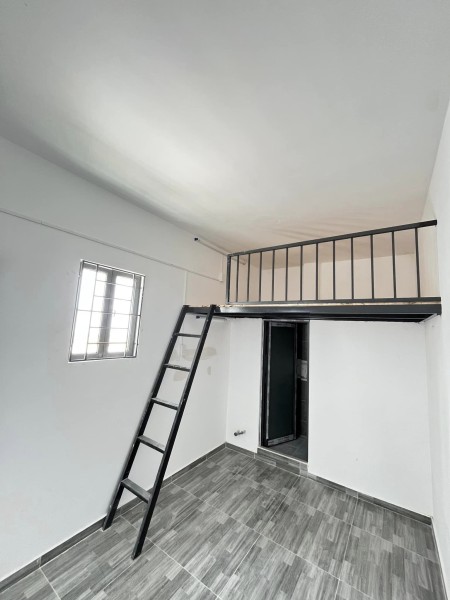 Phòng trọ có gác, có máy, giá sinh viên ngay Hoàng Hoa Thám, P12 TBinh, 24m2