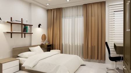Căn hộ full nội thất cửa sổ lớn máy giặt riêng gần trung tâm quận 1, 40m2
