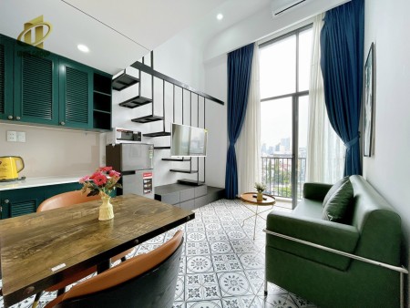 Căn Hộ Duplex ban công full nội thất gần chợ Tân Mỹ , ĐH Tôn Đức Thắng, 40m2