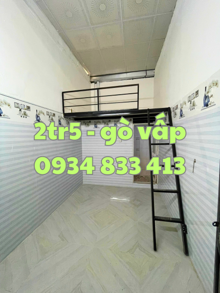 Phòng Trọ Giá Rẻ Gò Vấp, Phan Huy Ích, KCN Tân Bình, Chỉ 2.4 triệu, 25m2