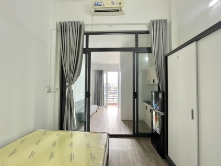 Căn Hộ studio ban công full nội thất gần chợ Tân Quy , Lotte Mart, 32m2