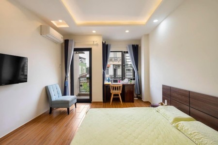 Căn hộ dịch vụ cao cấp ban công cửa sổ thông thoáng phòng ngủ tách bếp mặt tiền Võ Thị Sáu Quận 3, 35m2