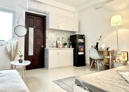 Căn Hộ studio full nội thất gần cư xá ngân hàng , đại học Tài chính - Marketing, 25m2