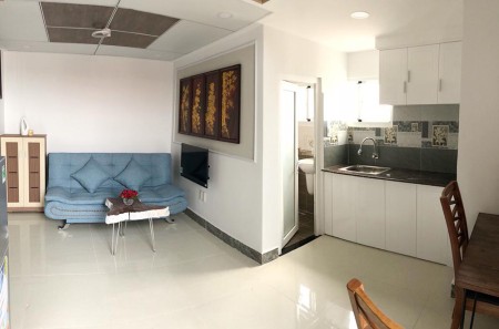 Căn hộ full nội thất, cửa sổ thoáng mát, gần ĐH TDT, Lotte, Rmit, 35m2