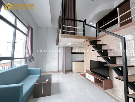 Căn Hộ Duplex cửa sổ to full nội thất gần cầu Tân Thuận, khu chế xuất Tân Thuận, 35m2