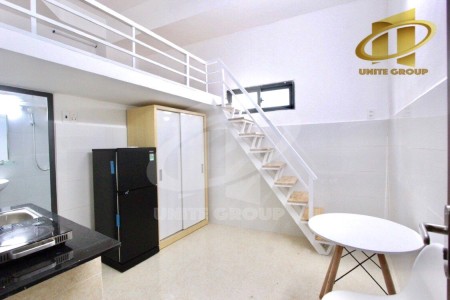 Căn hộ full nội thất, cửa sổ thoáng mát, gần ĐH TDT, Lotte, Go, 35m2