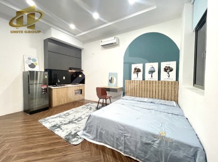 Căn hộ full nội thất, cửa sổ thoáng mát, gần GO, Crescent Mall, KCX, tiện đi Q1,Q4, 35m2