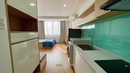 Studio 35m2-Máy giặt riêng-Cửa sổ lớn-Nội thất đầy đủ ngay trung tâm Sài Gòn, 35m2