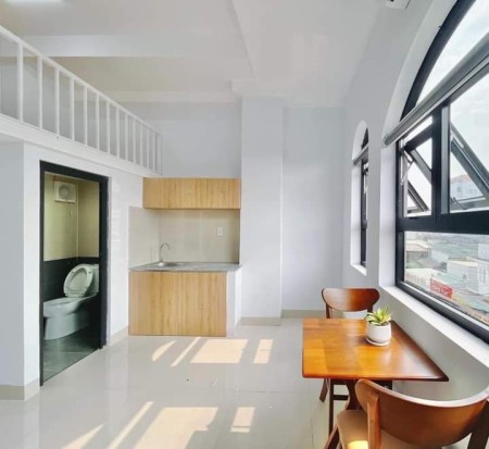 Căn hộ full nội thất, cửa sổ thoáng mát m, gần ĐH TDT, Lotte, Rmit, Go, 35m2