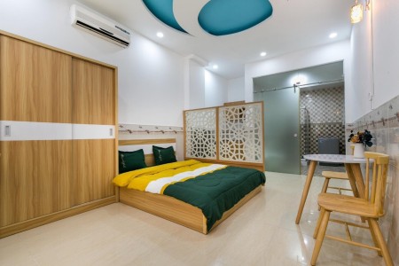Căn hộ full nội thất, cửa sổ thoáng mát, gần ĐH TDT, Lotte, Rmit, 35m2