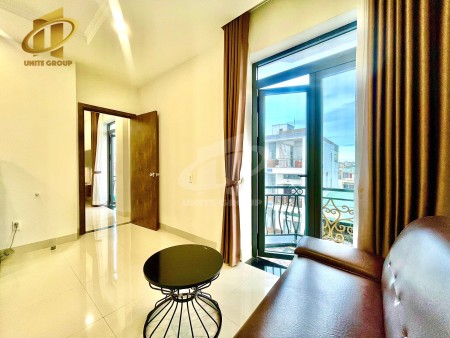 Căn hộ full nội thất, cửa sổ thoáng mát, gần ĐH TDT, Lotte, Rmit, Go, 35m2