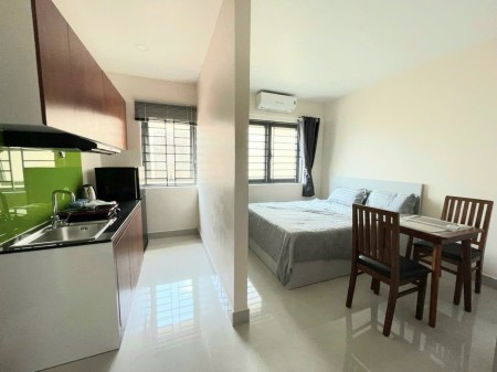 Căn Hộ studio vách ngăn full nội thất gần ĐH Tôn Đức Thắng, ĐH RMIT, 25m2