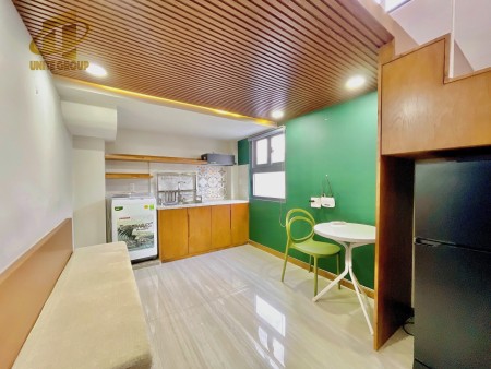 Căn Hộ Duplex full nội thất ( máy giặt riêng ) gần chợ Lý Phục Man , nhà Thi đấu đa năng, 35m2