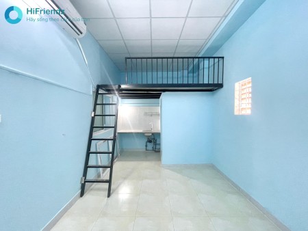 PHÒNG TRỌ CAO CẤP GÁC CAO THOÁNG NGAY P13 TÂN BÌNH, 20m2