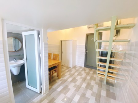 Căn Hộ Gác Cao, Mới, Gần cẦu Nguyễn Văn Cừ quận 8, 35m2