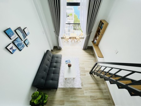 Căn Hộ Duplex ban công full nội thất gần Nhà Thi đấu đa năng, bệnh viện Quận 7, 35m2