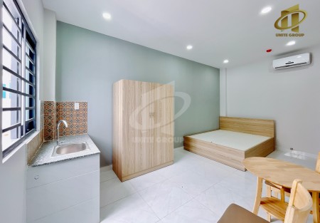 Căn hộ Studio, nội thất cơ bản, cửa số thoáng, gần ĐH TDT, UFM, Lotte, chợ Tân Kiểng, tiện đi Q4, Q1, 35m2