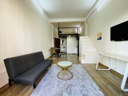 Căn hộ Duplex, full nội thất, ban công rộng ngay ĐH TDT, Lotte, cầu Kênh Tẻ, chùa Kiều Đàm, 45m2