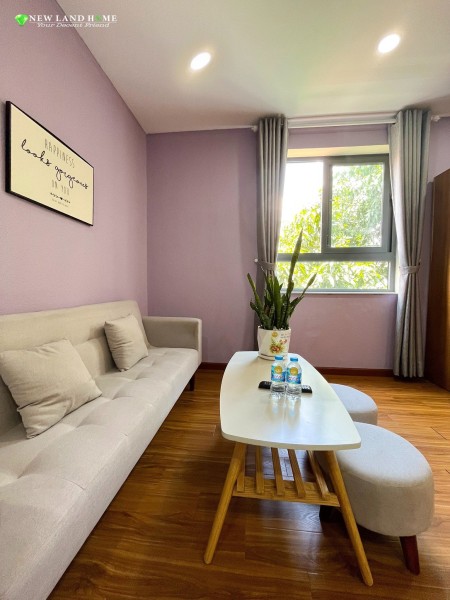 Căn hộ full nội thất, cửa sổ thoáng, gần Crescent Mall, chợ Tân Mỹ, Bệnh viện FV, Nam Thông 3, 35m2
