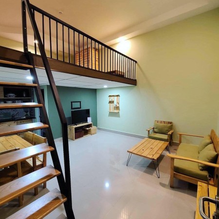 Studio, duplex full nội thất, wc riêng, cửa sổ, 35m2