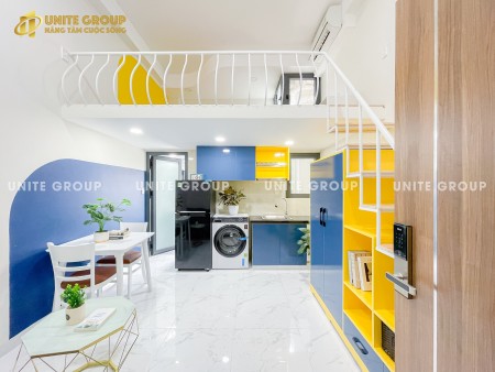 Căn hộ full nội thất, cửa sổ thoáng, gần ĐH TDT, Lotte, chợ Tân Kiểng, 35m2