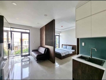 Studio vách ngăn bancon gần LOTTE, ĐH TDT, RMIT Q7, 35m2