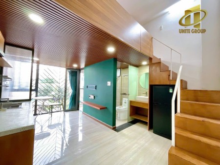 Căn hộ duplex thiết kế hiện đại LÝ PHỤC MAN Q7, ban công, cửa sổ lớn, full nội thất cao cấp, 35m2
