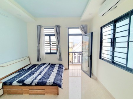 Giá công khai căn hộ mini quận 7 4tr2 không vẽ vời thêm - ban công sạch sẽ, cửa sổ thoáng, 30m2