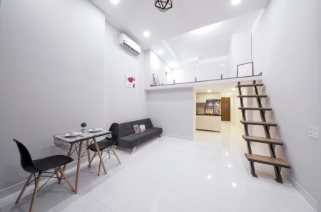 Duplex, full nội thất, cửa sổ view đẹp gần ĐH TC-Marketinf, cầu Tân Thuận, KCX Tân Thuận, 45m2