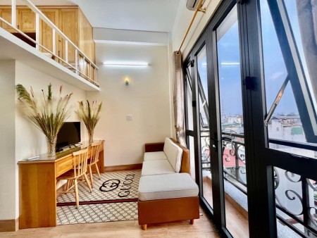 Giá chỉ từ 4tr4Căn hộ duplex gác cao - ban công cực rộng siêu thoáng, view đẹp - gần Lotte Mart Q7, 40m2