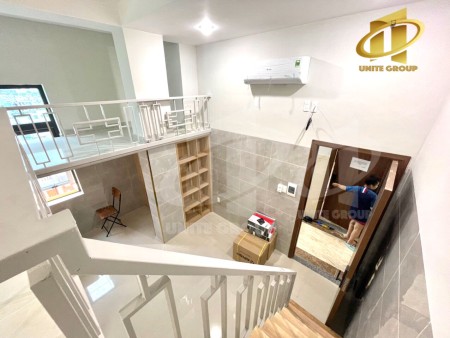 Căn Hộ Studio/Duplex Full NT, cửa sổ lớnGần khu PH Lacaza, KCX Tân Thuận, BigC, 35m2