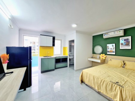 CHO THUÊ CHDV FULL NT 25M2_BANCONY THOÁNG_THANG MÁY GẦN HOÀNG SA TRƯỜNG Sa_ BV TAI MŨI HỌNG, 25m2