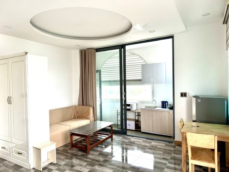 Căn Hộ studio ban công tách bếp full nội thất gần bệnh viện Quận 7, siêu thị Go, 30m2