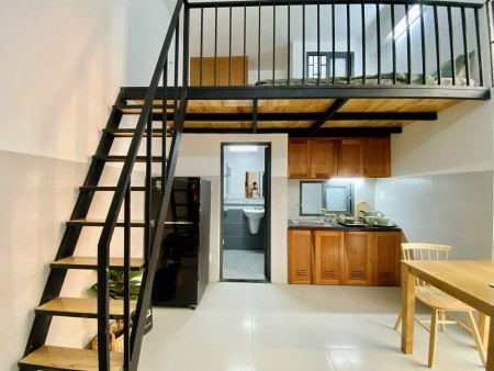 Căn hộ full nội thất, cửa sổ thoáng, gần KDC Nam Long, Vincom Nam Long, chợ Lý Phục Man, 45m2