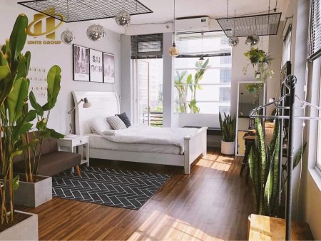 Phòng cho thuê Ngắn Hạn/Dài Hạn - Studio/1PN bancon - Ngay Him Lam, di chuyển Q4, Q4 chỉ 5, 10p, 30m2