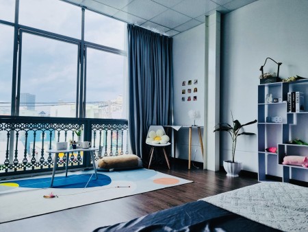 CĂN HỘ STUDIO FULL NT - BAN CÔNG CỰC XỊN, SÁNG THOÁNG, TỐI SIÊU CHILL VIEW XỊN - GẦN CHỢ TÂN MỸ Q7, 35m2